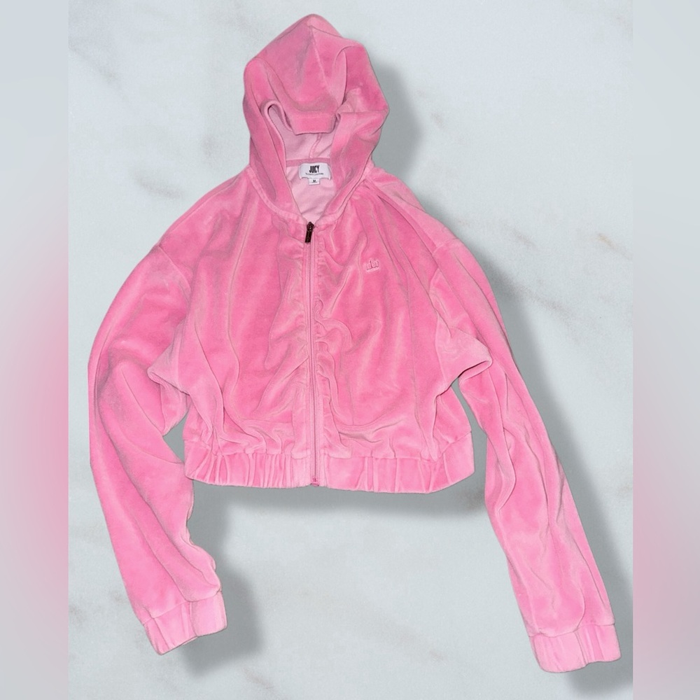 Juicy Couture Pink Velour Jacket